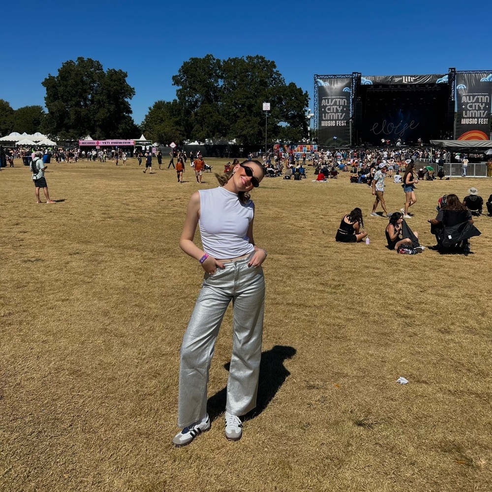 pull&bear silver denim pants - Picture 4 of 4